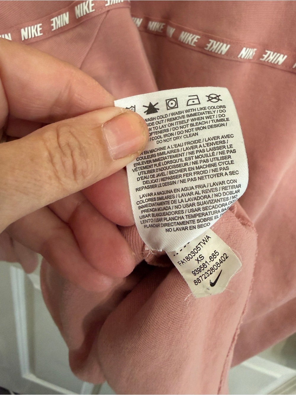 Excellent condition rare XS  Women’s Dusty Rose Crewneck Sweatshirt. Pockets - Picture 7 of 11